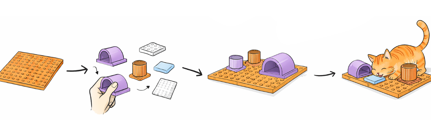 skládání dílků